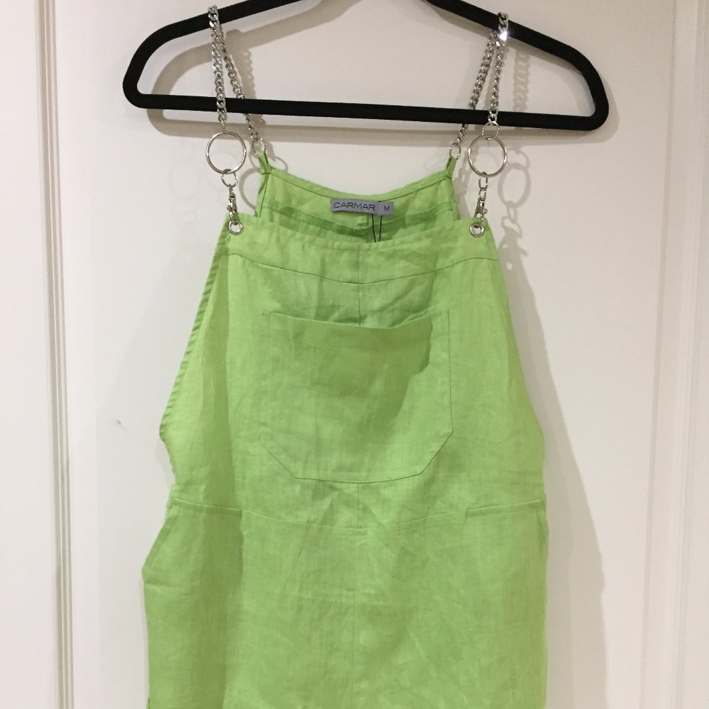 NWT Carmar/LF Brand Light Green Overalls - Medium